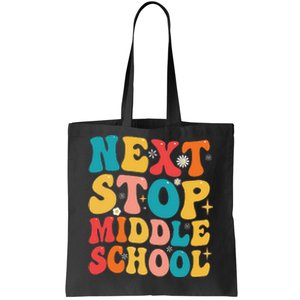 Next Stop Middle School Funny Graduate 5th Grade Graduation Tote Bag