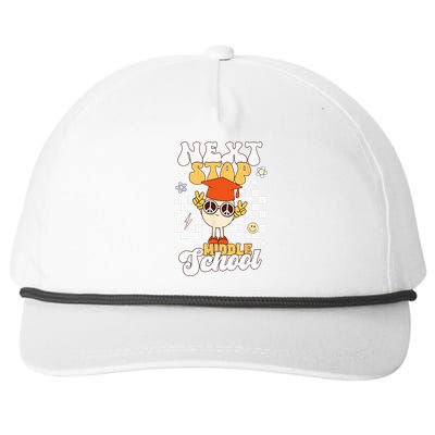 Next Stop Middle School Groovy Holiday Last Day Of School Snapback Five-Panel Rope Hat