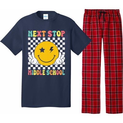 Next Stop Middle School Groovy Elementary School Graduation Pajama Set