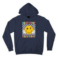 Next Stop Middle School Groovy Elementary School Graduation Tall Hoodie