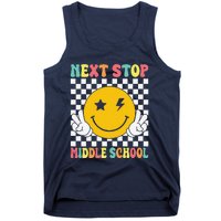 Next Stop Middle School Groovy Elementary School Graduation Tank Top