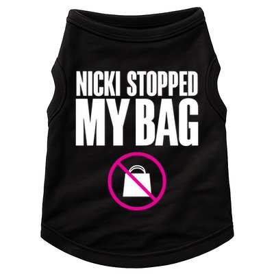 Nicki Stopped My Bag Doggie Tank