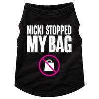 Nicki Stopped My Bag Doggie Tank