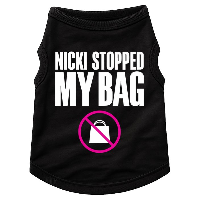 Nicki Stopped My Bag Doggie Tank