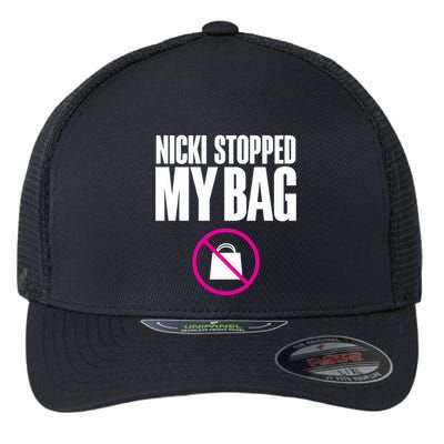 Nicki Stopped My Bag Flexfit Unipanel Trucker Cap