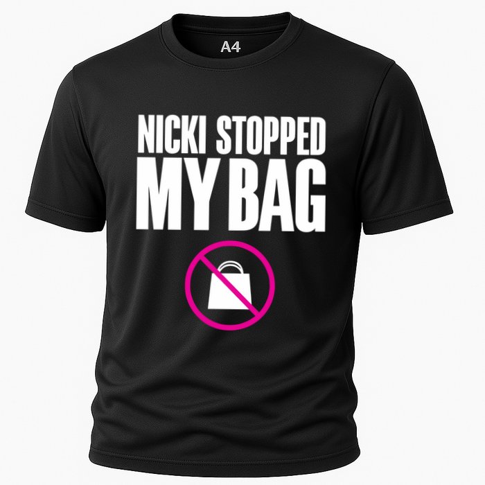 Nicki Stopped My Bag Cooling Performance Crew T-Shirt