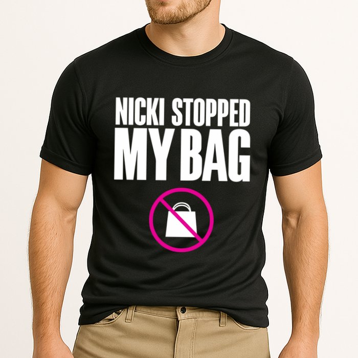 Nicki Stopped My Bag Cooling Performance Crew T-Shirt