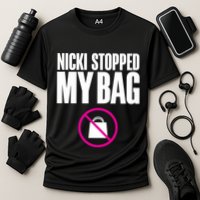 Nicki Stopped My Bag Cooling Performance Crew T-Shirt