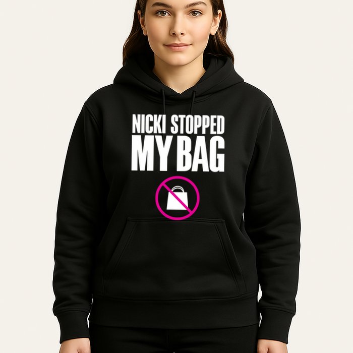 Nicki Stopped My Bag Hoodie