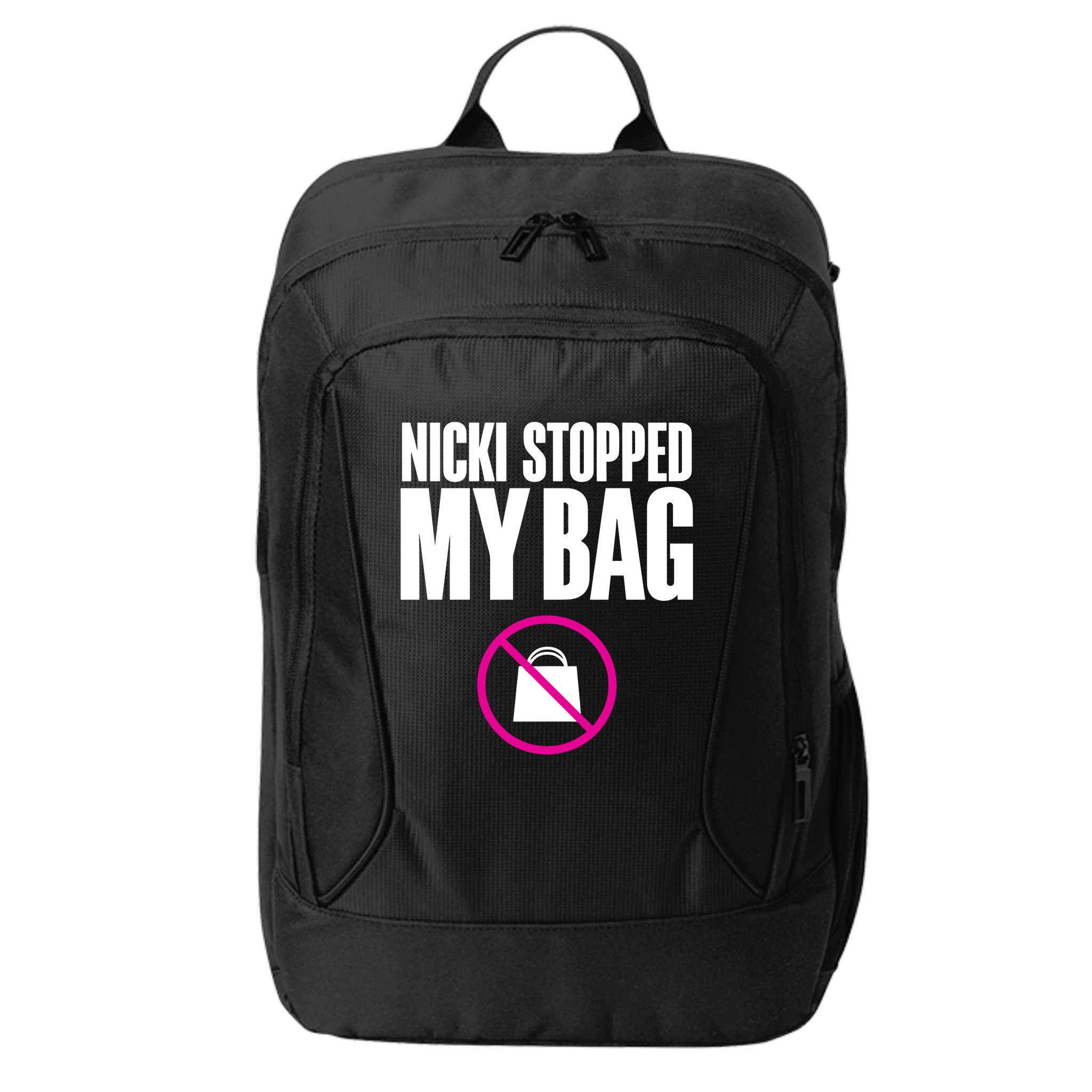 Nicki Stopped My Bag City Backpack
