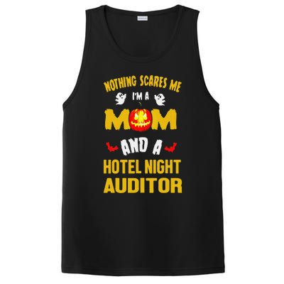 Nothing Scares Me IM A Mom And A Hotel Night Auditor PosiCharge Competitor Tank