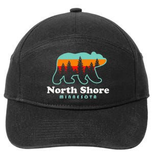 North Shore Minnesota Lake Superior Duluth Mn 7-Panel Snapback Hat