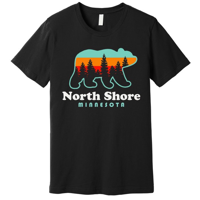 North Shore Minnesota Lake Superior Duluth Mn Premium T-Shirt