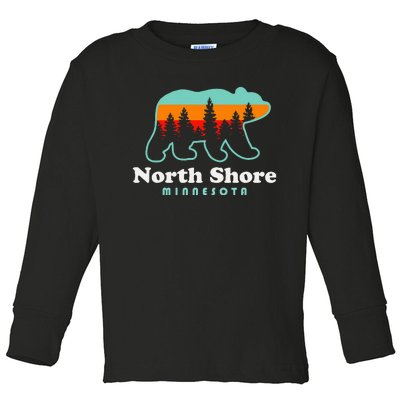 North Shore Minnesota Lake Superior Duluth Mn Toddler Long Sleeve Shirt