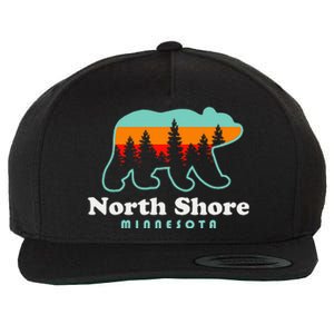 North Shore Minnesota Lake Superior Duluth Mn Wool Snapback Cap