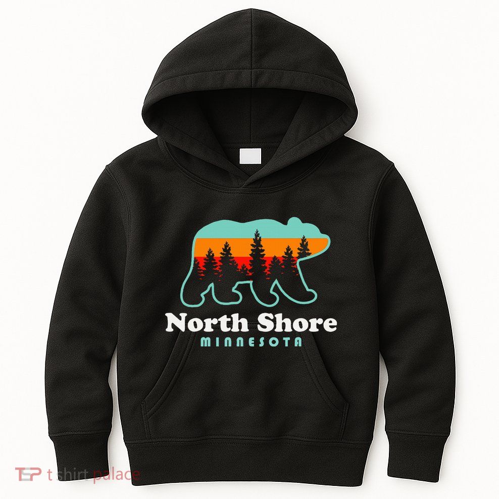 North Shore Minnesota Lake Superior Duluth Mn Kids Hoodie