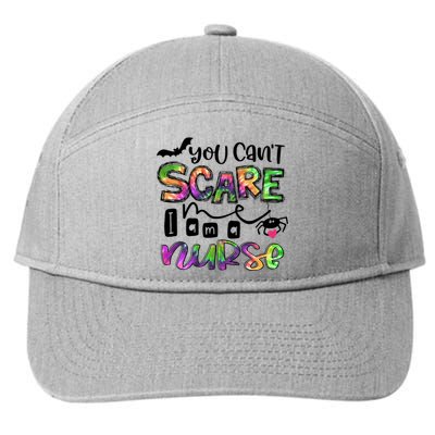 Nothing Scare Me Im A Nurse Funny Halloween Nurse Gift 7-Panel Snapback Hat