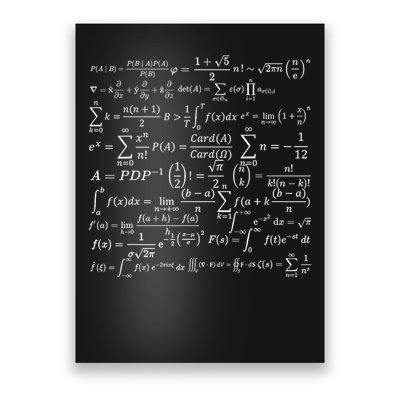 Noether Sym Math Equations & Formulas  Poster