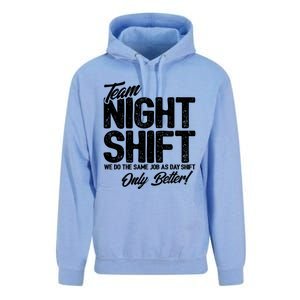 Night Shift Meme Gift Team Night Shift Gift Funny Night Shift Gift Unisex Surf Hoodie