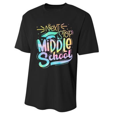 Next Stop Middle School Graduation Last Day Of School Performance Sprint T-Shirt