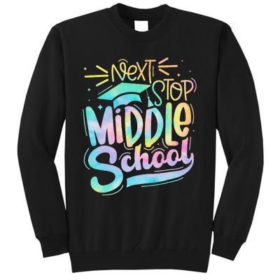 Next Stop Middle School Graduation Last Day Of School Tall Sweatshirt