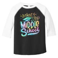 Next Stop Middle School Graduation Last Day Of School Toddler Fine Jersey T-Shirt