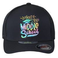 Next Stop Middle School Graduation Last Day Of School Kids Flexfit Unipanel Trucker Cap