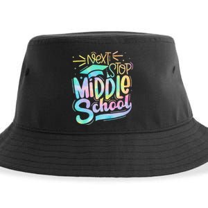 Next Stop Middle School Graduation Last Day Of School Kids Sustainable Bucket Hat