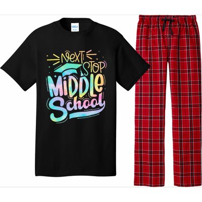 Next Stop Middle School Graduation Last Day Of School Kids Pajama Set