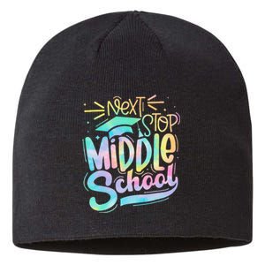 Next Stop Middle School Graduation Last Day Of School Kids Sustainable Beanie