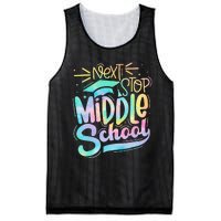 Next Stop Middle School Graduation Last Day Of School Kids Mesh Reversible Basketball Jersey Tank