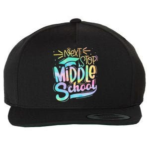 Next Stop Middle School Graduation Last Day Of School Kids Wool Snapback Cap