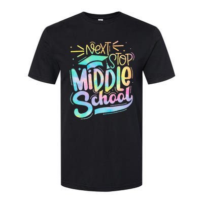 Next Stop Middle School Graduation Last Day Of School Kids Softstyle CVC T-Shirt