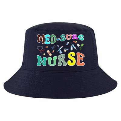 Nurse Sayings Med Surg Nurse Gift Cool Comfort Performance Bucket Hat