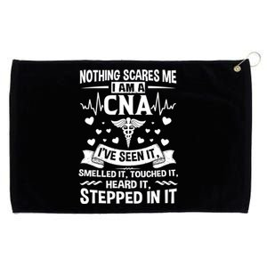 Nothing Scares Me Cna Nurse Job Lover Cna Nurse Gift Grommeted Golf Towel