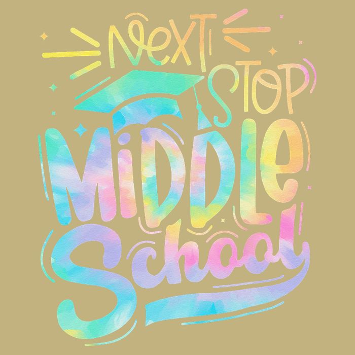 Next Stop Middle School Graduation Last Day Of School Cooling Performance Long Sleeve Crew