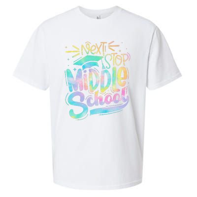 Next Stop Middle School Graduation Last Day Of School Sueded Cloud Jersey T-Shirt