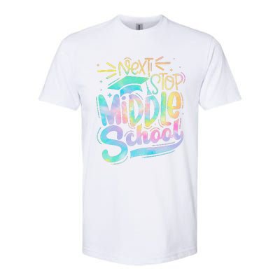 Next Stop Middle School Graduation Last Day Of School Softstyle CVC T-Shirt