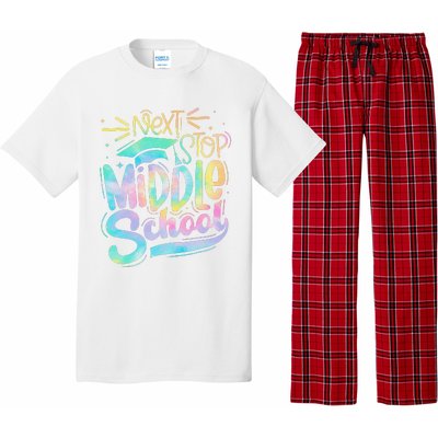 Next Stop Middle School Graduation Last Day Of School Pajama Set