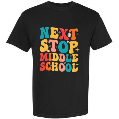 Next Stop Middle School Funny Graduate 5th Grade Graduation Garment-Dyed Heavyweight T-Shirt