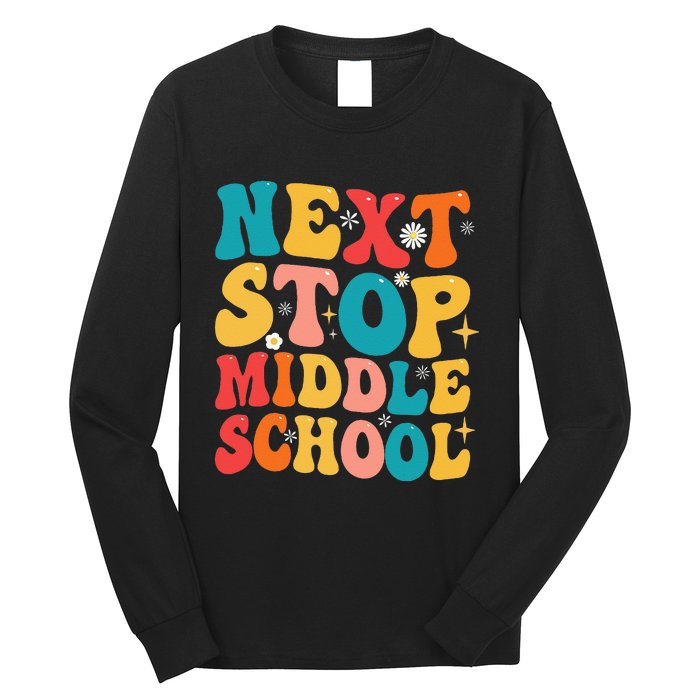 Next Stop Middle School Funny Graduate 5th Grade Graduation Long Sleeve Shirt