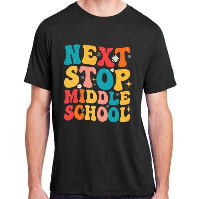 Next Stop Middle School Funny Graduate 5th Grade Graduation Adult ChromaSoft Performance T-Shirt