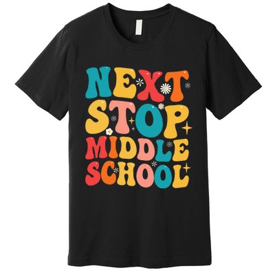 Next Stop Middle School Funny Graduate 5th Grade Graduation Premium T-Shirt