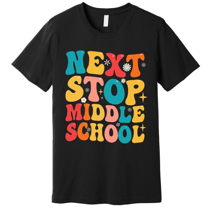 Next Stop Middle School Funny Graduate 5th Grade Graduation Premium T-Shirt