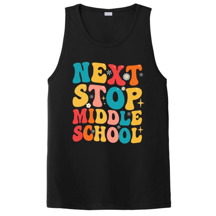 Next Stop Middle School Funny Graduate 5th Grade Graduation PosiCharge Competitor Tank