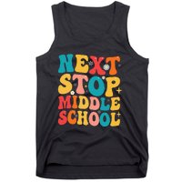 Next Stop Middle School Funny Graduate 5th Grade Graduation Tank Top