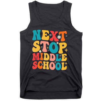 Next Stop Middle School Funny Graduate 5th Grade Graduation Tank Top