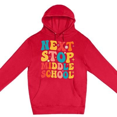 Next Stop Middle School Funny Graduate 5th Grade Graduation Premium Pullover Hoodie