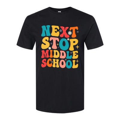 Next Stop Middle School Funny Graduate 5th Grade Graduation Softstyle CVC T-Shirt