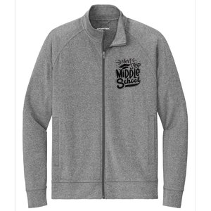 Next Stop Middle School Graduation Gift Stretch Full-Zip Cadet Jacket